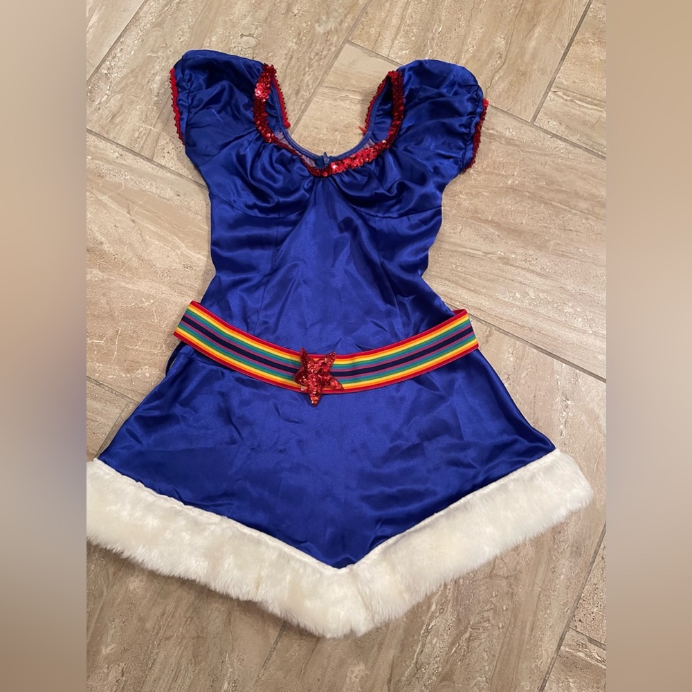 Rainbow Brite Costume - Leg Avenue Starburst Girl Size Medium (with Flaw)